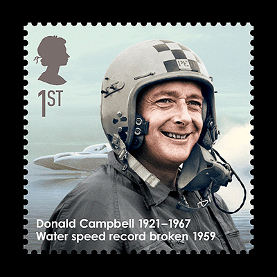 Donald Campbell stamp